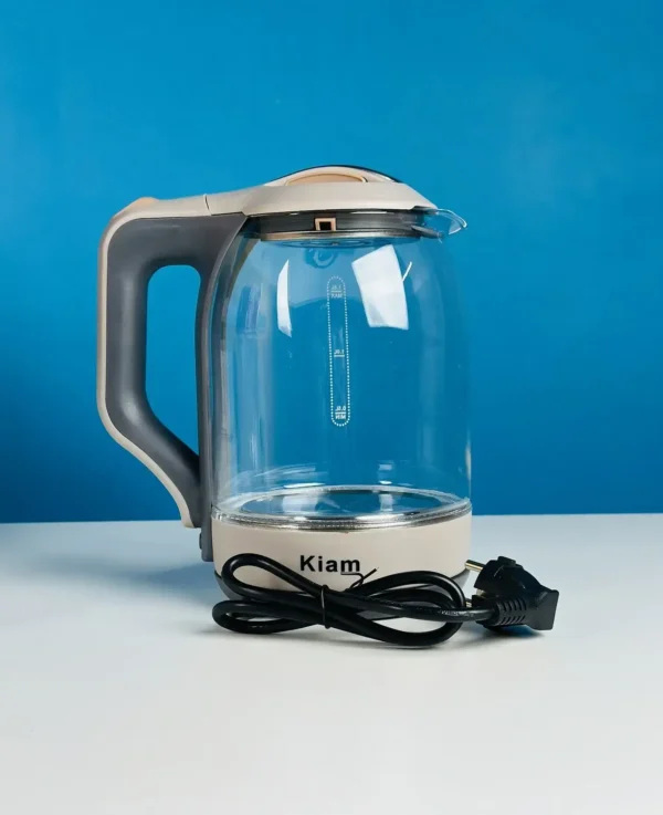 Kiam Electric Kettle BL002 Automatically turns Off – Automatic Over Heat Protection (1.8 L)